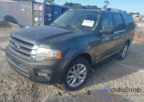 2015 Ford Expedition Limited z USA, uszkodzony, nr VIN 1FMJU1KT2FEF07494